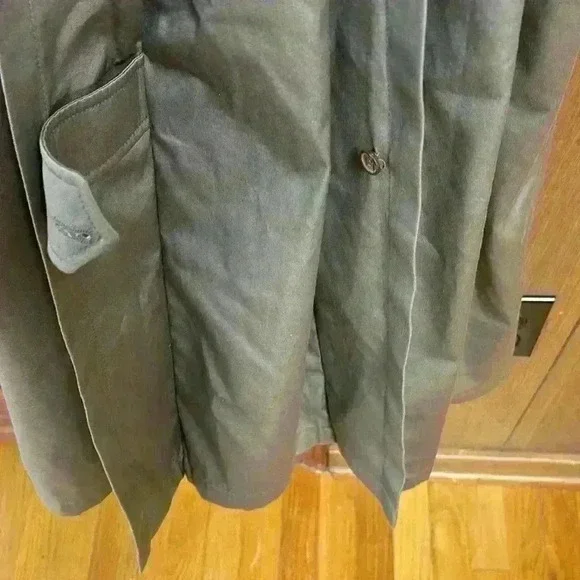 Worthington Khaki Trench/All Weather Coat Fully Lined..Removeable Liner Size 10 - Picture 7 of 16